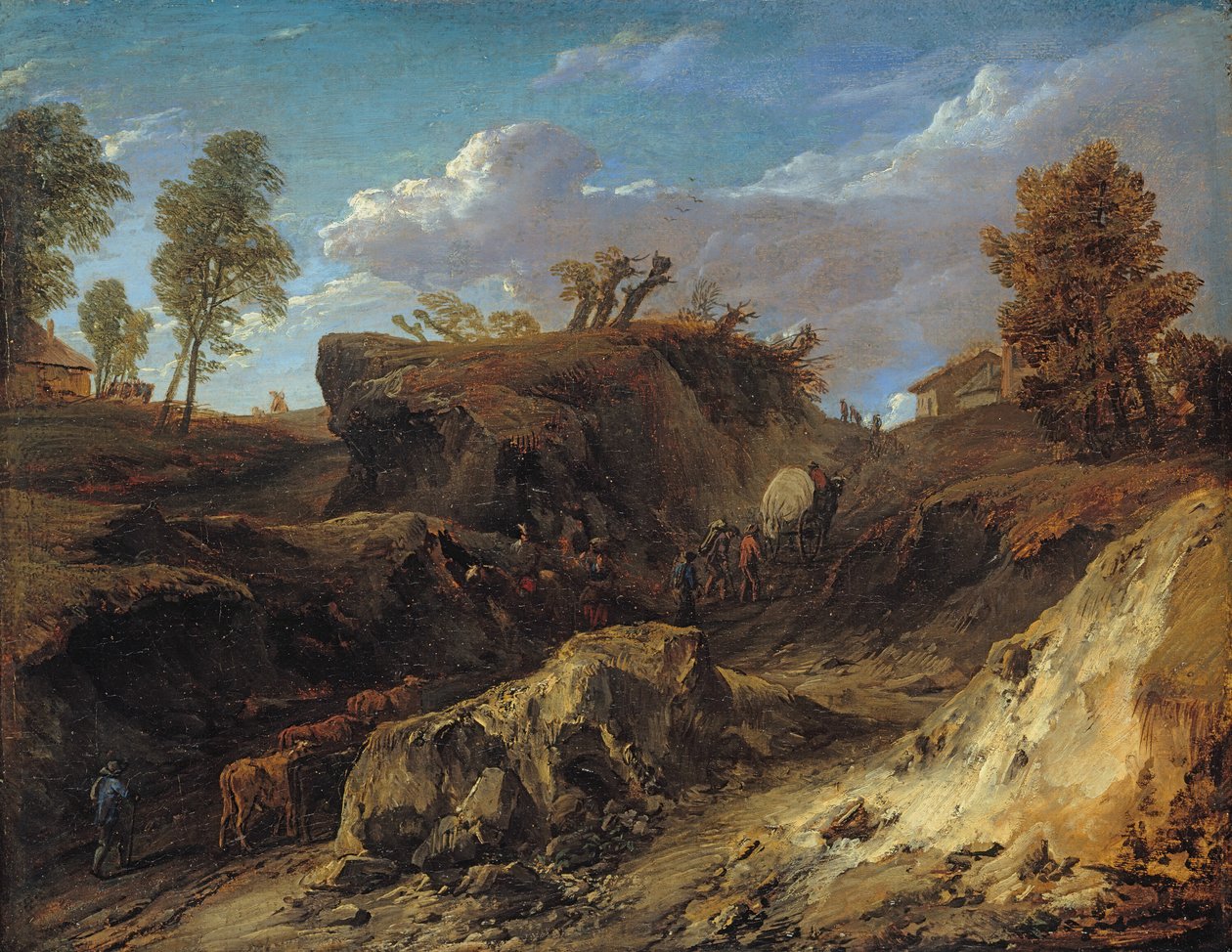 द हॉलो रोड, सी। 1700. द्वारा कॉर्नेलिस हुइसमैन