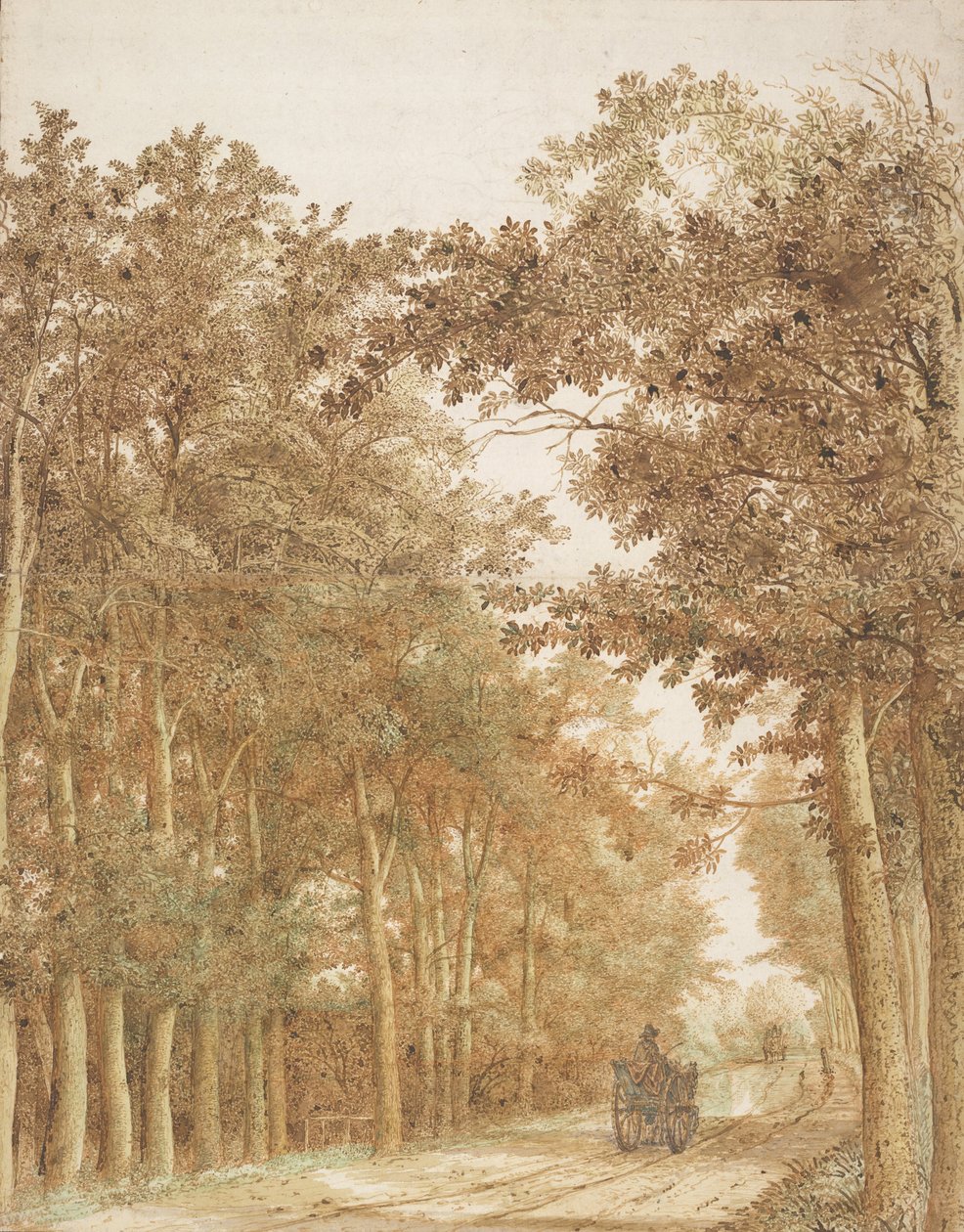 एक जंगल से होकर गुजरें, c.1638-42 द्वारा हेंड्रिक कॉर्नेलिस। वरूम