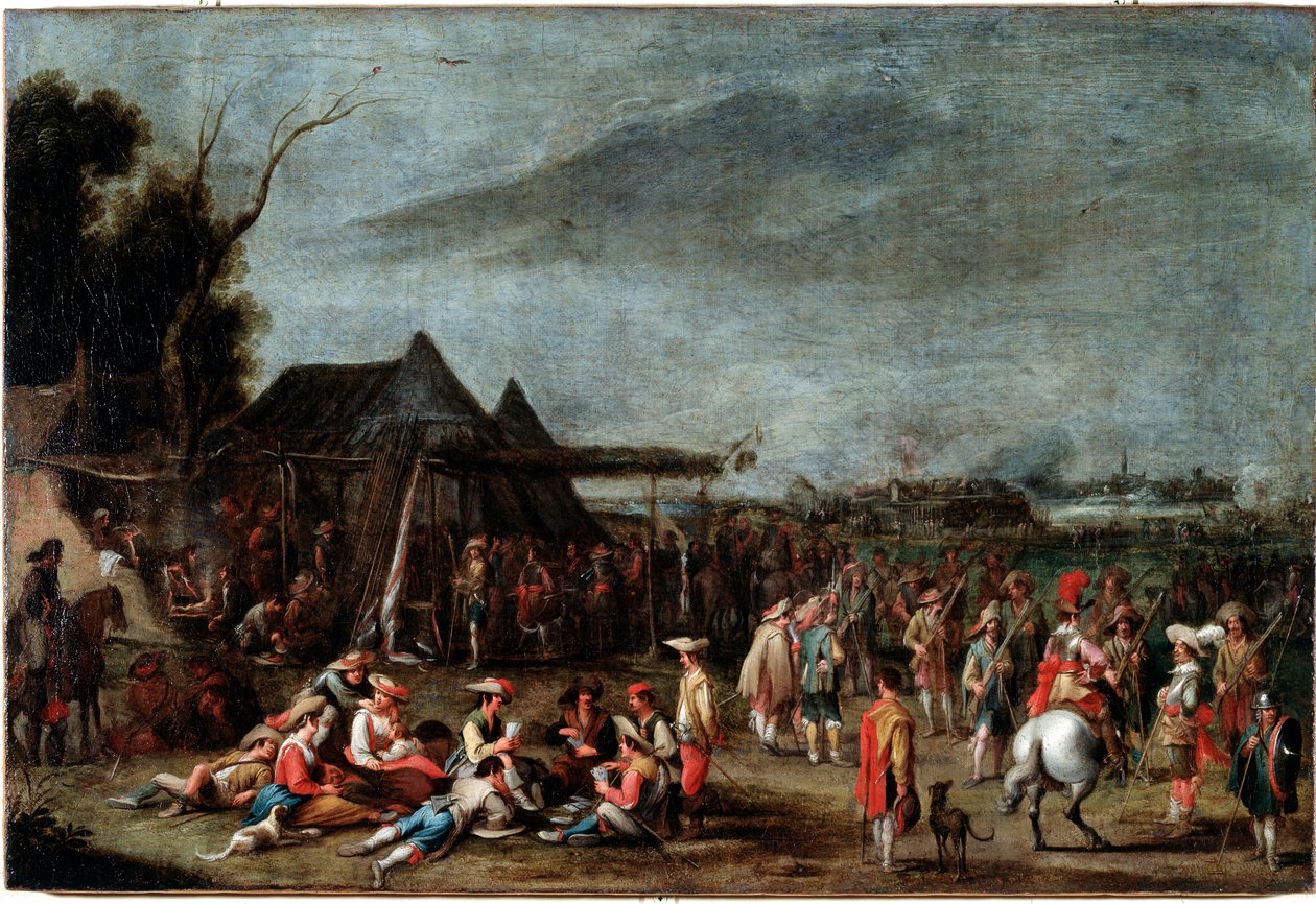 कॉर्नेलिस डी वेल (1592-1667) द्वारा 17वीं शताब्दी की डिम 50x75 सेमी जीन, म्यूसी डि स्ट्राडा नुओवा (पूर्व पलाज़ो बियान्को) द्वारा कॉर्नेलिस डी वेले