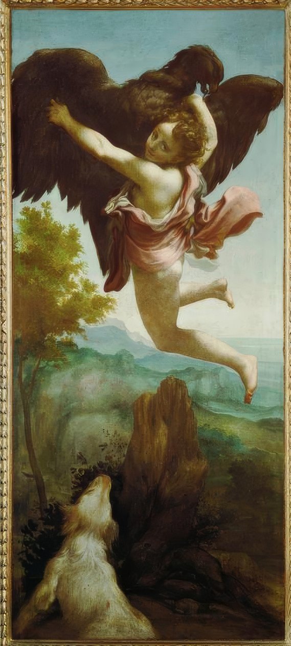 गैनीमेडे का अपहरण द्वारा Correggio