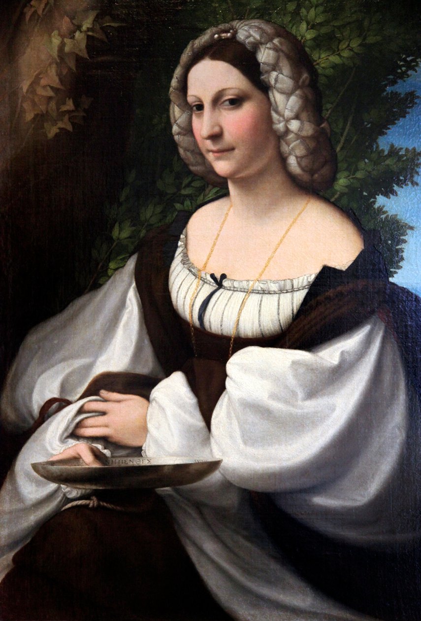 एक महिला का चित्र, c1518 द्वारा Correggio