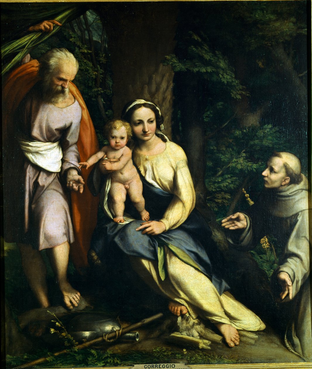 मिस्र के लिए उड़ान पर आराम करो द्वारा Correggio