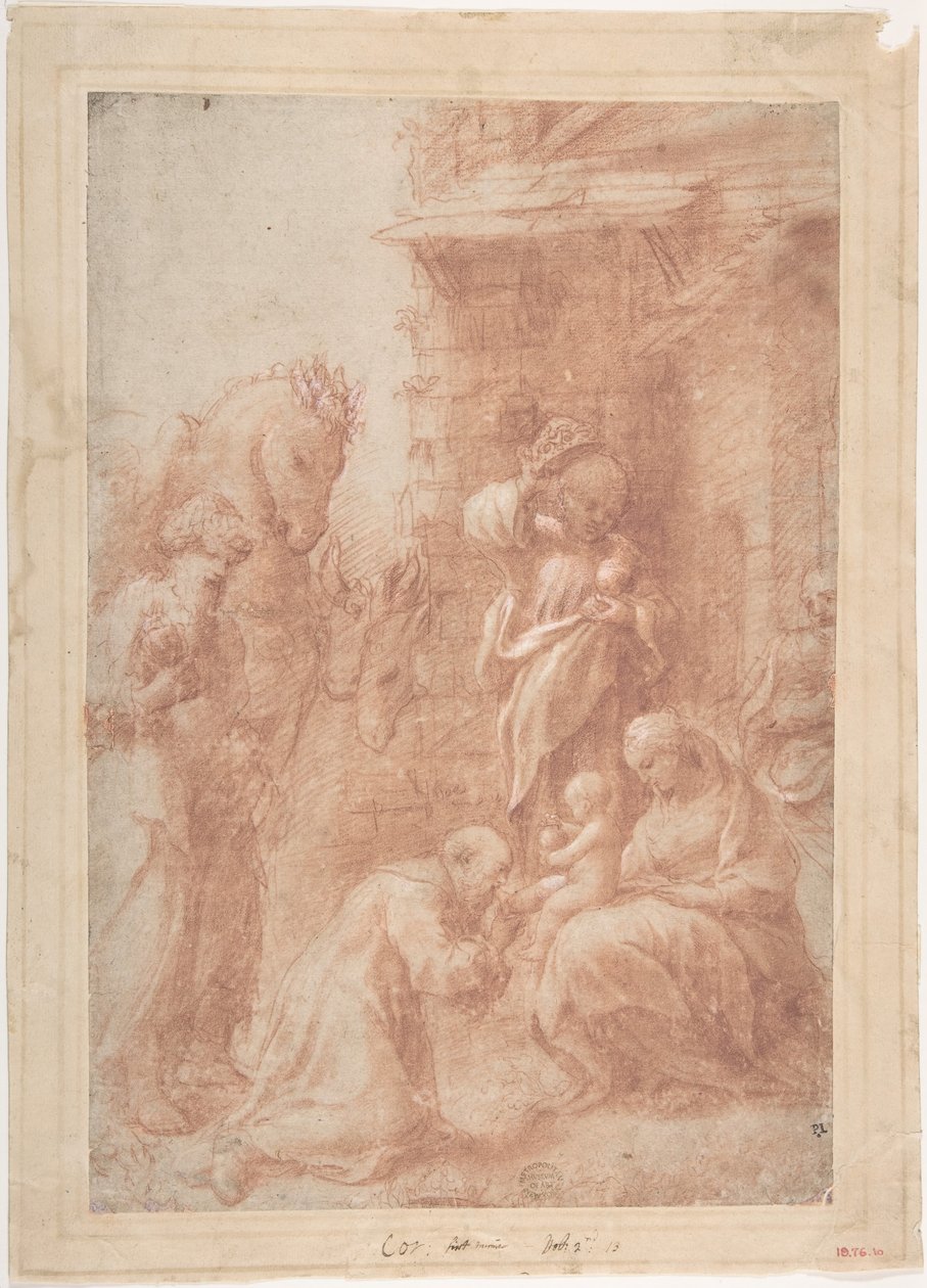 द एडवेंचर ऑफ द मैगी, सीए। 1517. द्वारा Correggio