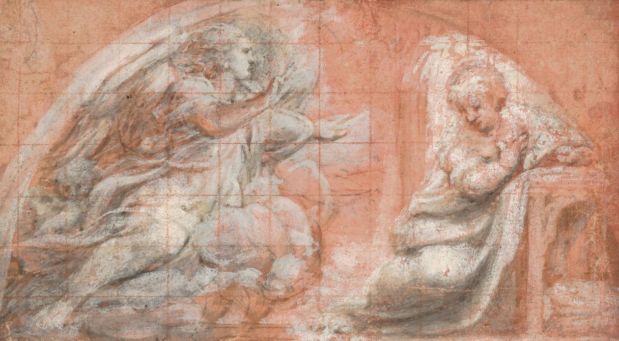 घोषणा, सीए। 1522-25। द्वारा Correggio