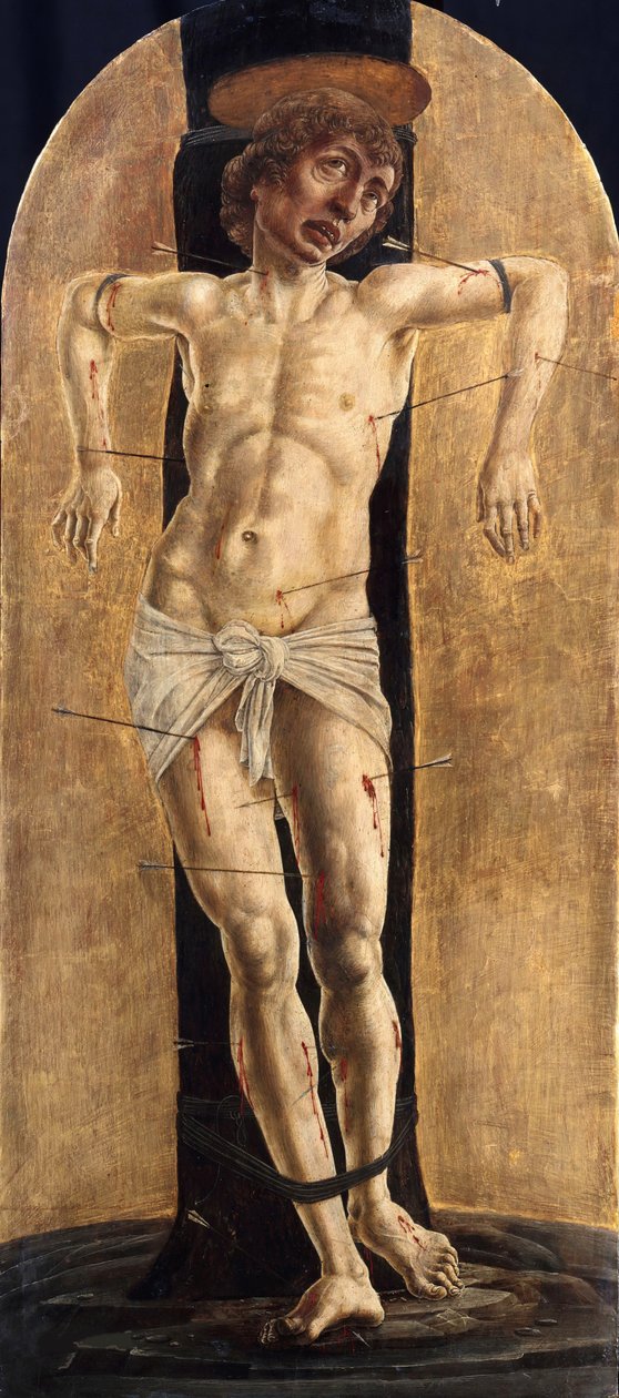 Saint Sebastian, ca 1484 द्वारा कोसिमो तुरा