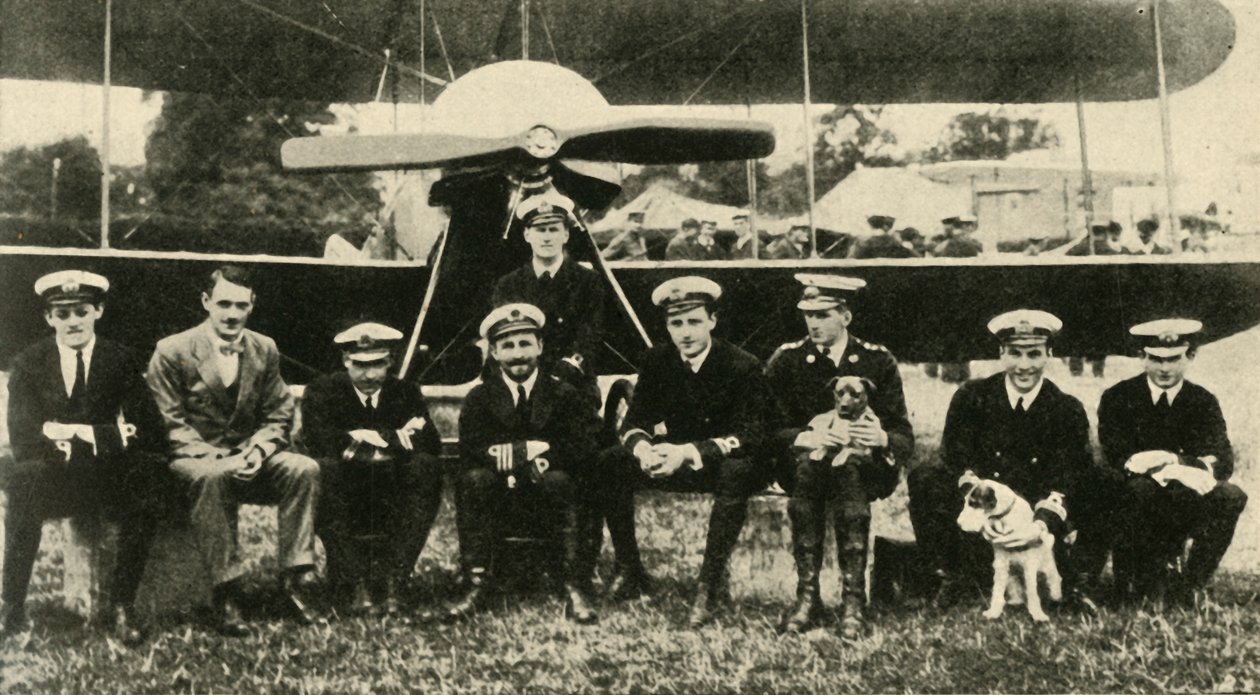 रॉयल फ्लाइंग कॉर्प्स के कमांडर सैमसन ... प्रथम विश्व युद्ध, c1914, c1920। द्वारा पालना