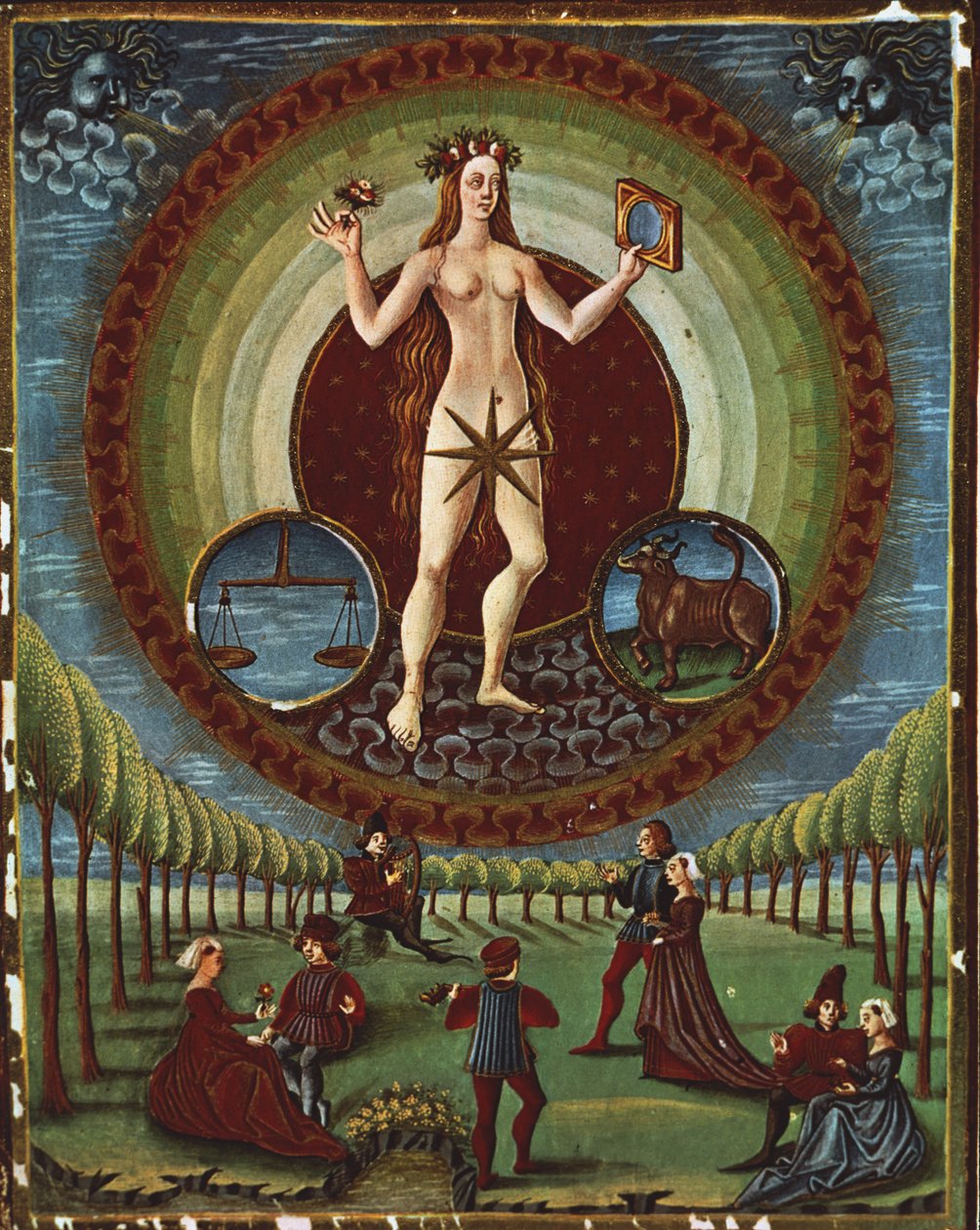 सुश्री लाइ। 209 f.9v शुक्र, वातावरण से, c.1470 द्वारा क्रिस्टोफोरो डी प्रेडिस