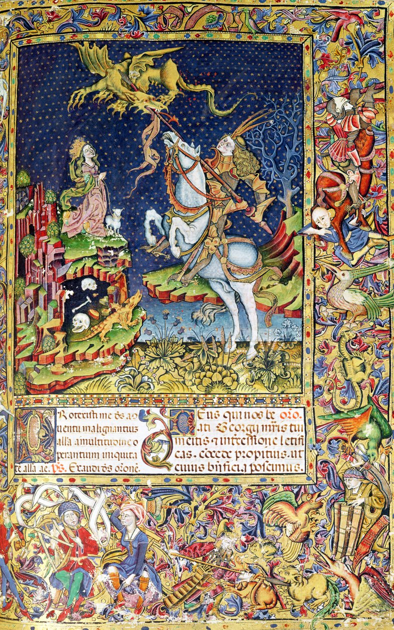 15 वीं -16 वीं शताब्दी के टॉपसको के सेंट जॉर्ज का मिसल द्वारा क्रोएशियाई स्कूल