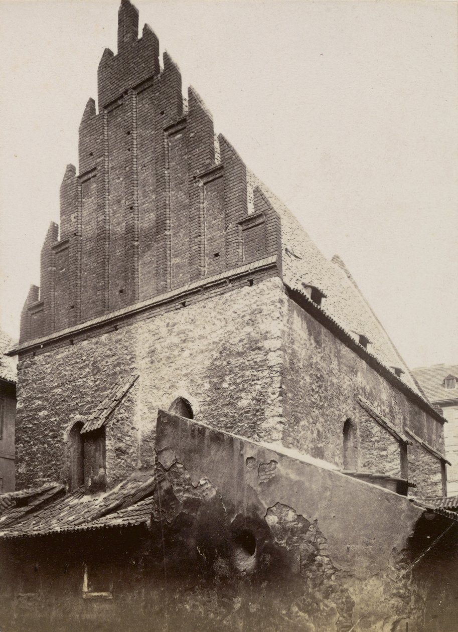 पुराना नया आराधनालय, c.1875 द्वारा चेक फोटोग्राफर चेक फोटोग्राफर