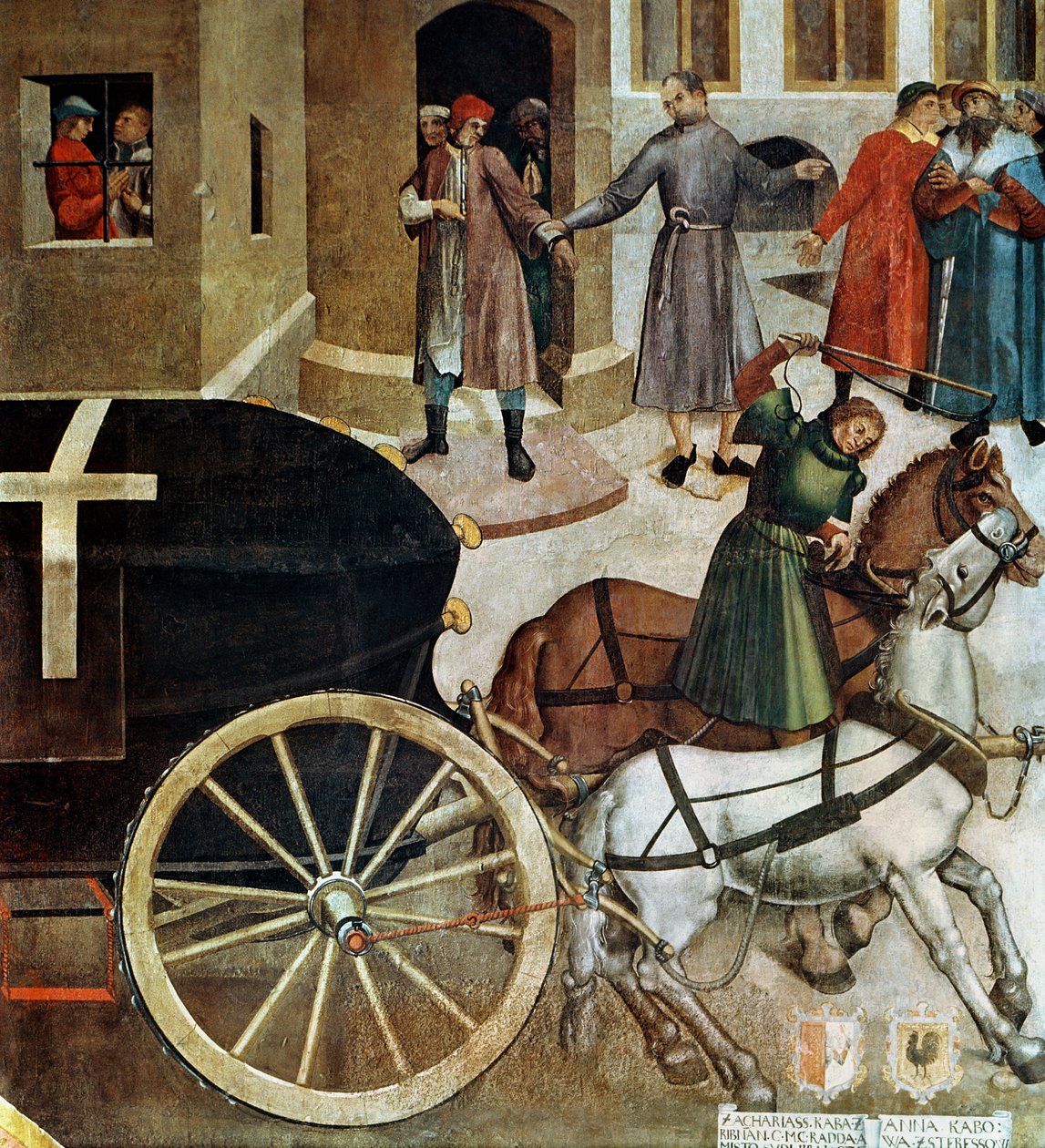 द चैपल, 1520 (फ्रेस्को) के जीवन, सेंट विंसल के जीवन से विस्तार द्वारा चेक स्कूल