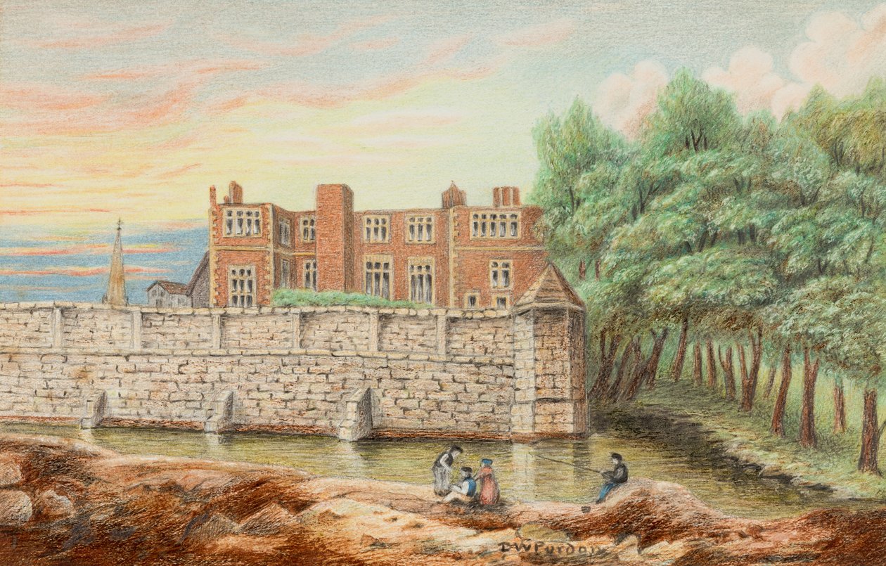 ओल्ड हॉल, वॉल्वरहैम्प्टन, 1887 द्वारा DW Purdon
