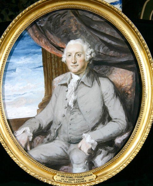 जेम्स बकनॉल (1747-1806) तीसरा विस्काउंट ग्रिमस्टन (कैनवास पर तेल) (जोड़ी के लिए 242130 देखें) द्वारा डैनियल गार्डनर