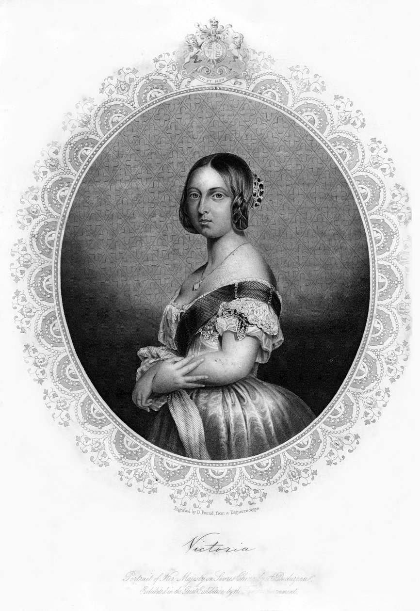 क्वीन विक्टोरिया, c1850s। द्वारा डैनियल जॉन पाउंड