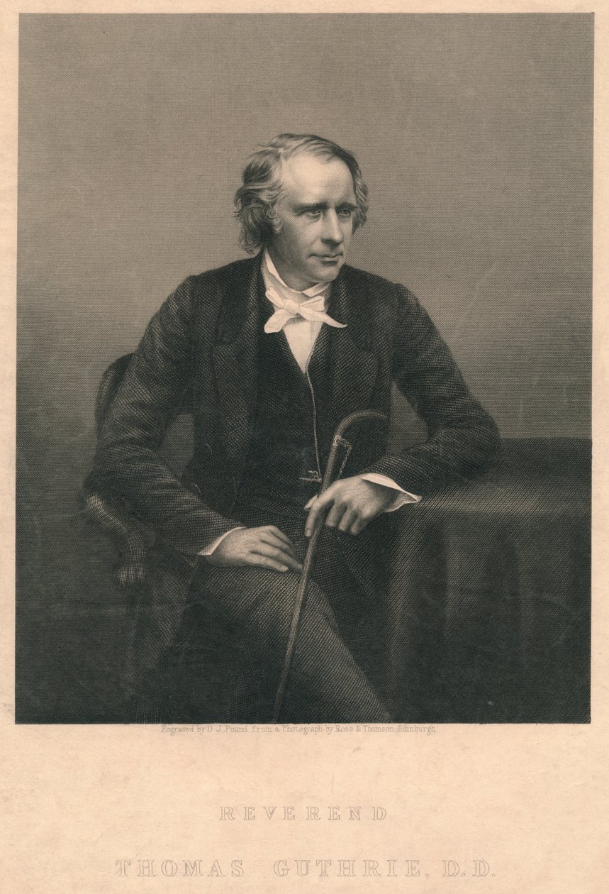 रेवरेंड थॉमस गुथरी, डीडी, 1850 द्वारा डैनियल जॉन पाउंड