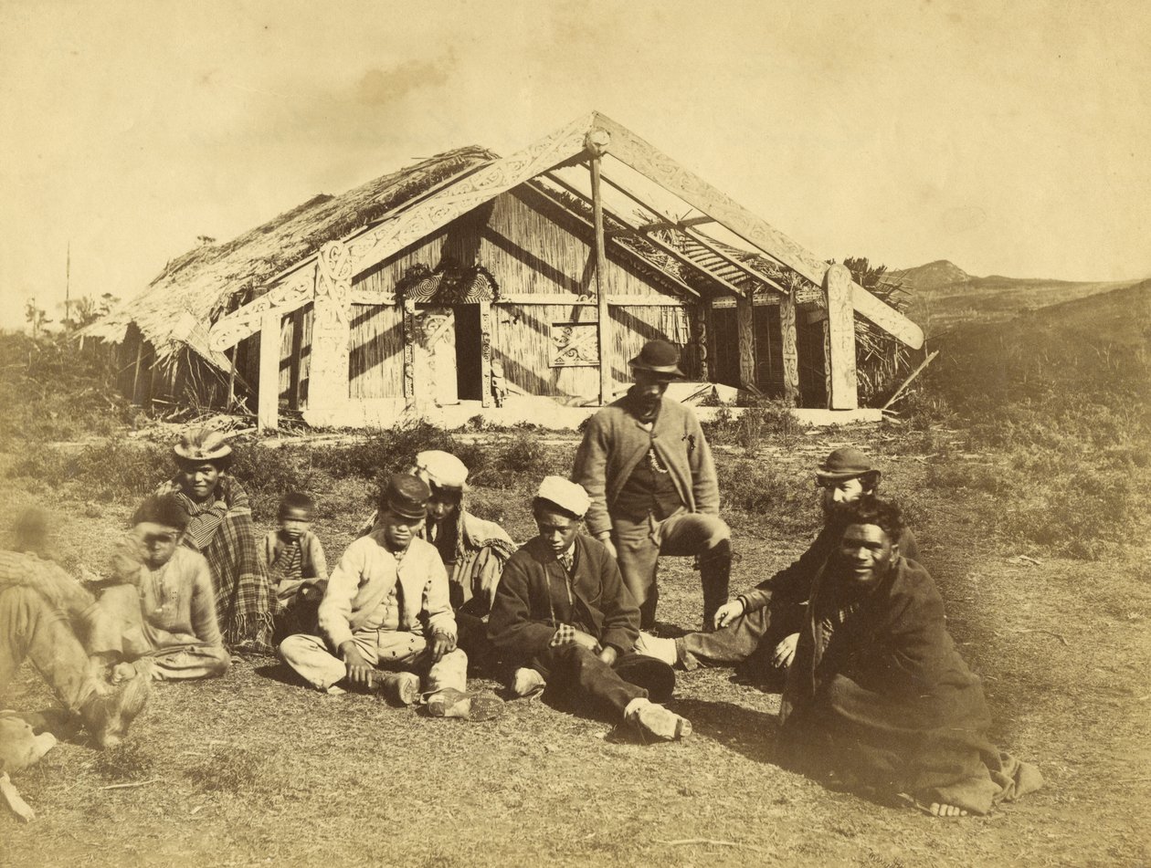 कोवाइटिस रूंगुंगा हाउस, वियोनियो, बे ऑफ आईलैंड्स, सी .1870 (एल्बम प्रिंट) द्वारा डैनियल लुइस मुंडी