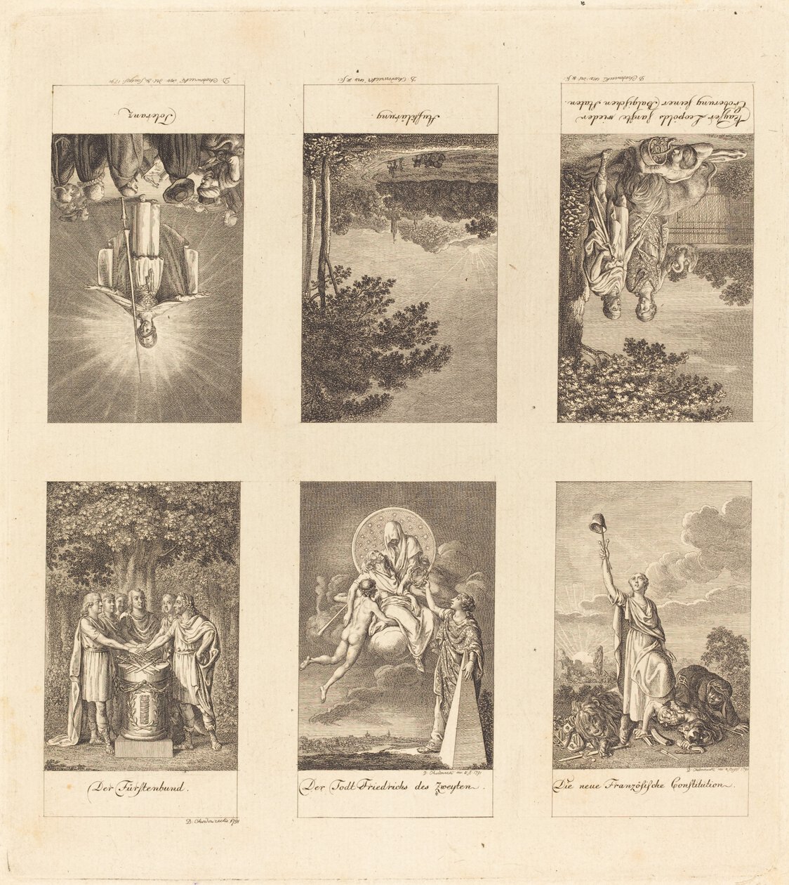 1780-1790 की छह महान घटनाएँ द्वारा डैनियल निकोलस चोडोवेकी