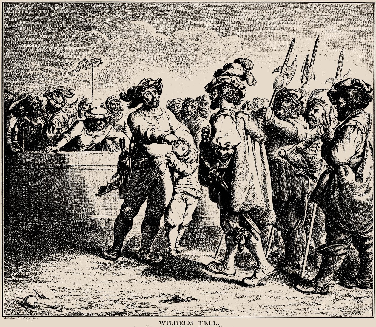 विल्हेम बताओ, 1781। द्वारा डैनियल निकोलस चोडोवेकी