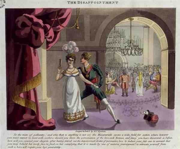 निराशा, कलाकार द्वारा उकेरी गई, c.1820s (रंगीन नक़्क़ाशी) द्वारा डैनियल थॉमस एगर्टन