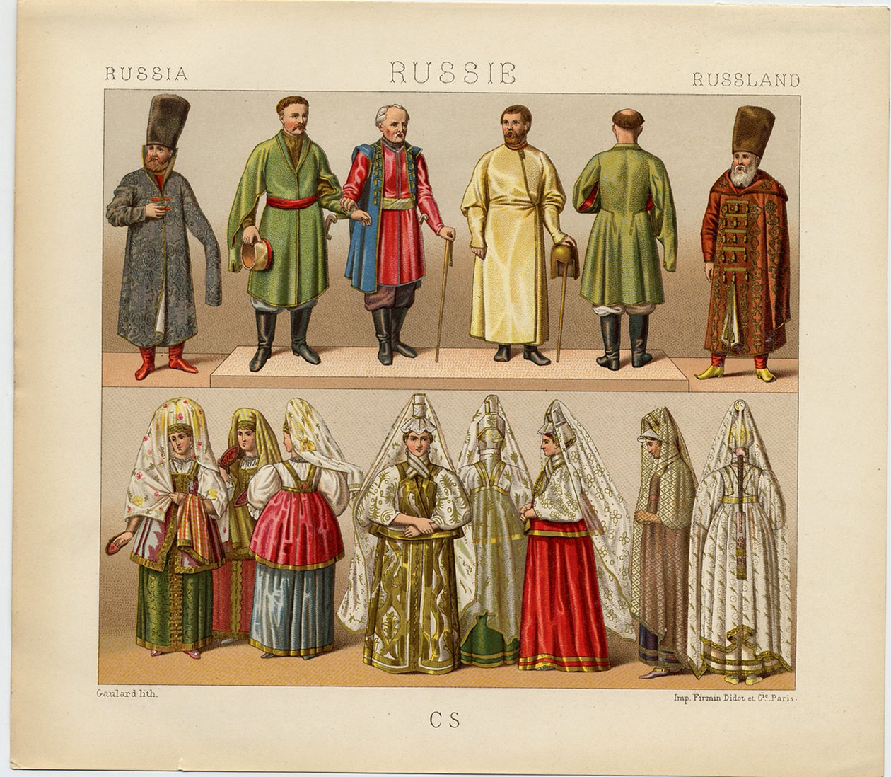 रूसी पोशाक, 1880 द्वारा डैनियल Urrabieta Vierge