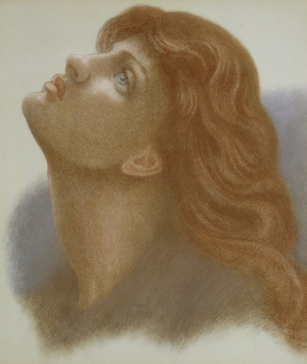 Astarte Syriaca (वीनस Astarte) 1875 (कागज पर रंगीन चाक) द्वारा डांटे गेब्रियल चार्ल्स रोसेटी