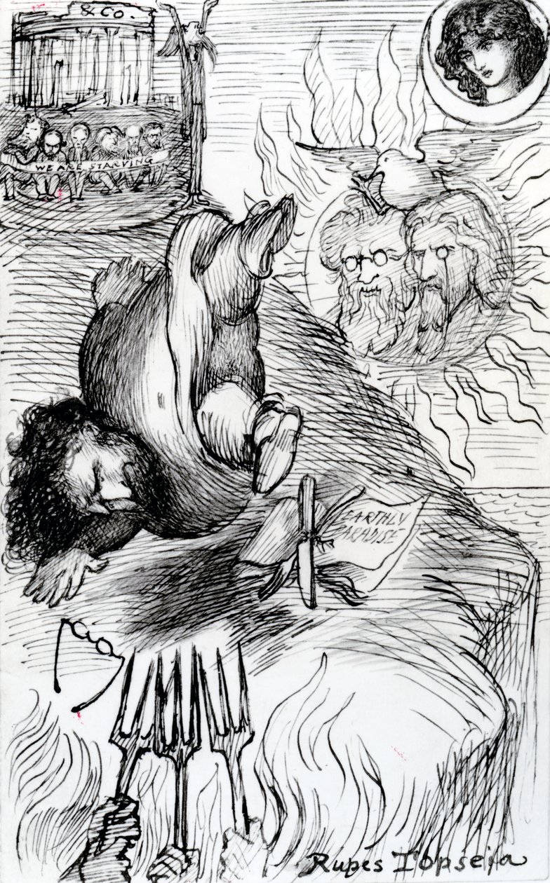रूपेस टोपासिया, 1874 द्वारा डांटे गेब्रियल चार्ल्स रोसेटी