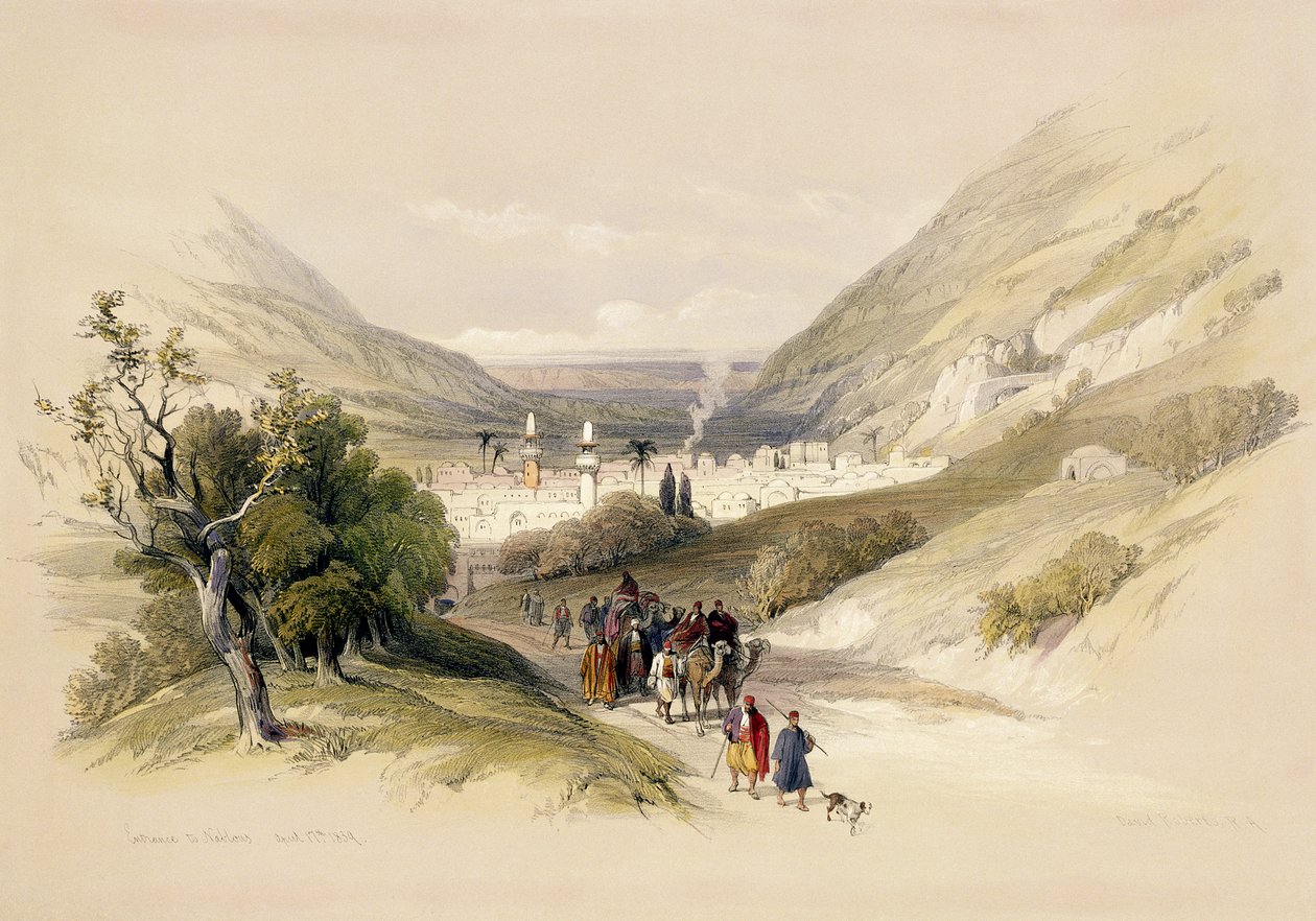 लुब् हागे (1806-85) पब द्वारा उत्कीर्ण &39;द होली लैंड&39; के वॉल्यूम I से प्लेट 41, अप्रैल 17, 1839 में प्रवेश किया। 1842 द्वारा डेविड रॉबर्ट्स