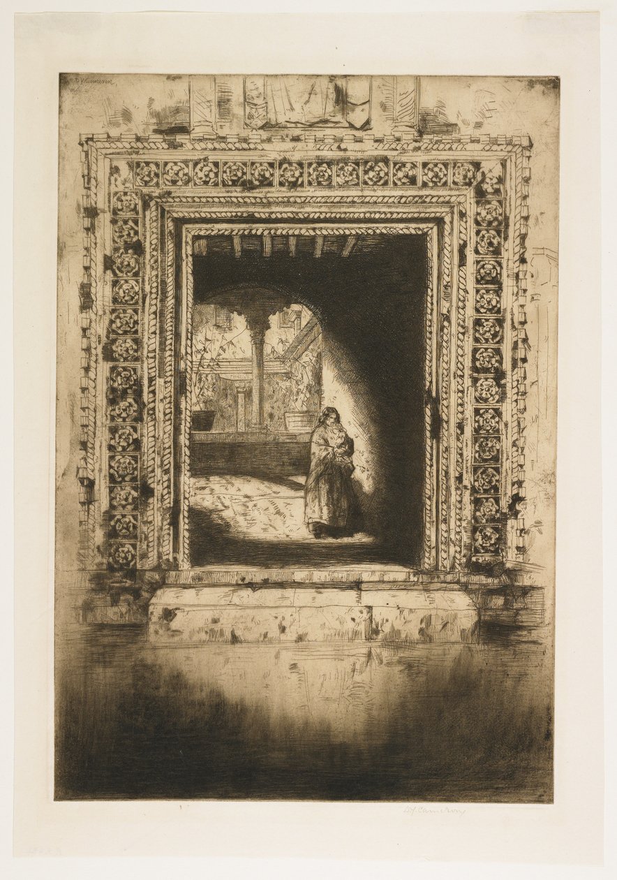 अब्बाज़िया, वेनिस, 1900 द्वारा डेविड यंग कैमरून