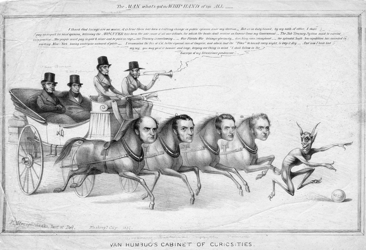वैन हंबग की जिज्ञासाओं की कैबिनेट, c.1837 द्वारा डेविड क्लेपोले जॉनसन
