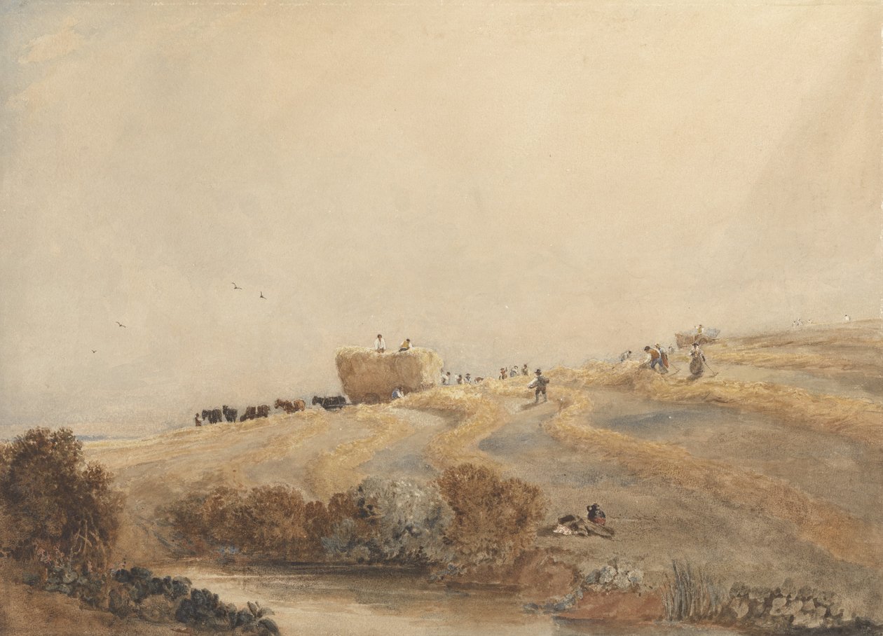 हेमिंग, c.1808 (डब्ल्यू - सी बॉडीकोल के साथ ग्रेफाइट से अधिक कागज पर) द्वारा डेविड कॉक्स