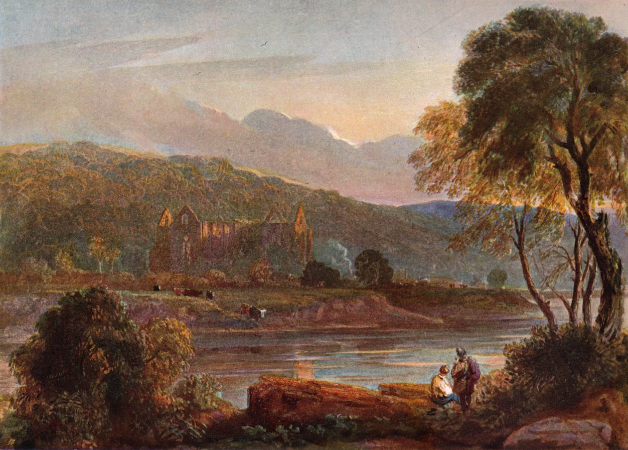 टिनटर्न एबे, c1840 द्वारा डेविड कॉक्स बड़े