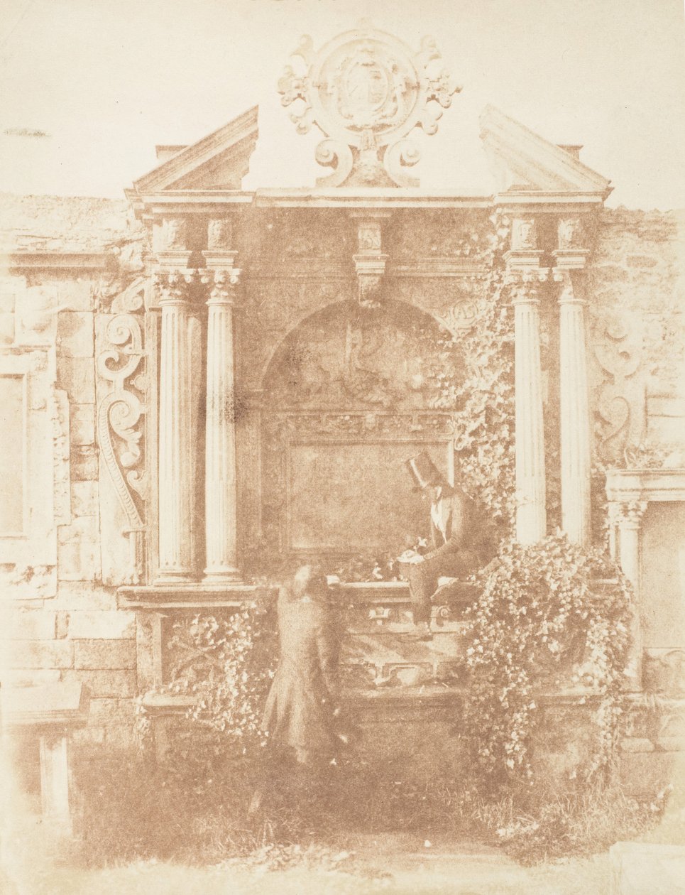 एडिनबर्ग। Greyfriars चर्चयार्ड, 1843-47। निर्माता: डेविड ऑक्टेवियस हिल, रॉबर्ट एडमसन, हिल और एडमसन। द्वारा हिल और एडमसन