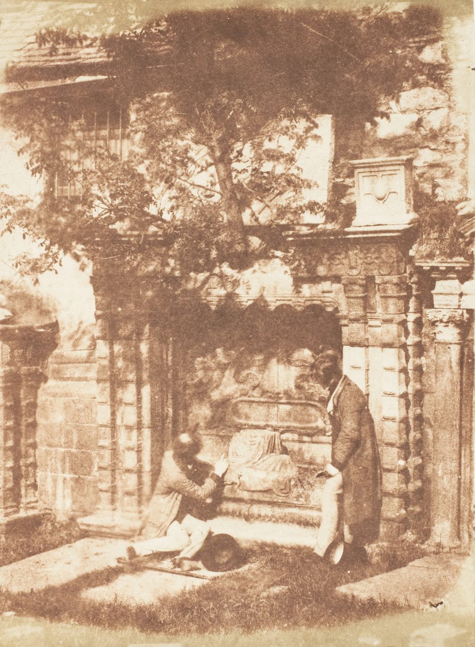 एडिनबर्ग। Greyfriars चर्चयार्ड, 1843-47। निर्माता: डेविड ऑक्टेवियस हिल, रॉबर्ट एडमसन, हिल और एडमसन। द्वारा हिल और एडमसन