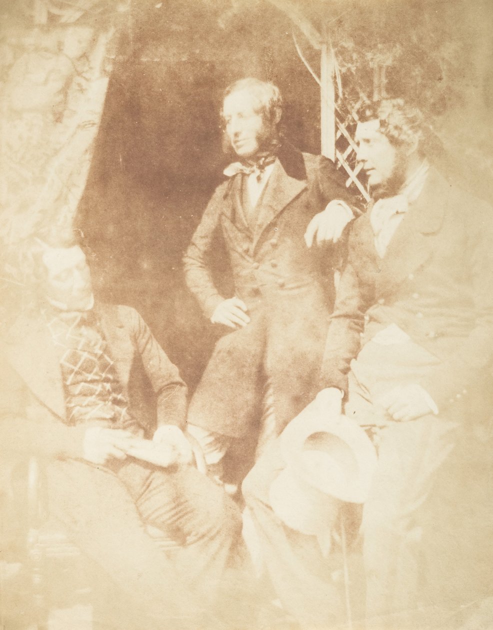 ओगिलवी फेयरली, कैप्टन हैमिल्टन, और गिलमोर, 1843-47। निर्माता: डेविड ऑक्टेवियस हिल, रॉबर्ट एडमसन, हिल और एडमसन। द्वारा हिल और एडमसन