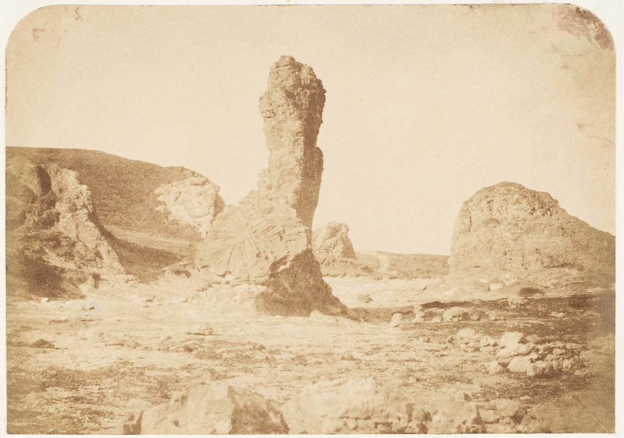 स्कॉट एंड्रयू। द स्पिंडल रॉक, 1843-47। निर्माता: डेविड ऑक्टेवियस हिल, रॉबर्ट एडमसन, हिल और एडमसन। द्वारा हिल और एडमसन
