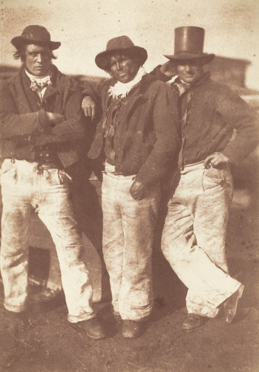 अलेक्जेंडर रदरफोर्ड, विलियम रामसे और जॉन लिंटन, 1843-1847। निर्माता: डेविड ऑक्टेवियस हिल, रॉबर्ट एडमसन। द्वारा डेविड ऑक्टेवियस हिल, रॉबर्ट एडमसन