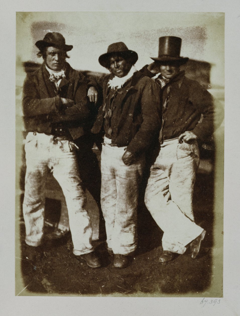 मछुआरे अशोर, c.1843-47 (कैलोटाइप नकारात्मक से नमक का प्रिंट द्वारा डेविड ऑक्टेवियस हिल