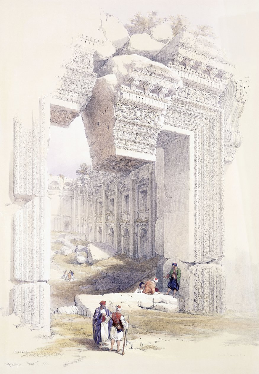 बाल्बेक, 7 मई 1839, c.1842-1849 द्वारा डेविड रॉबर्ट्स