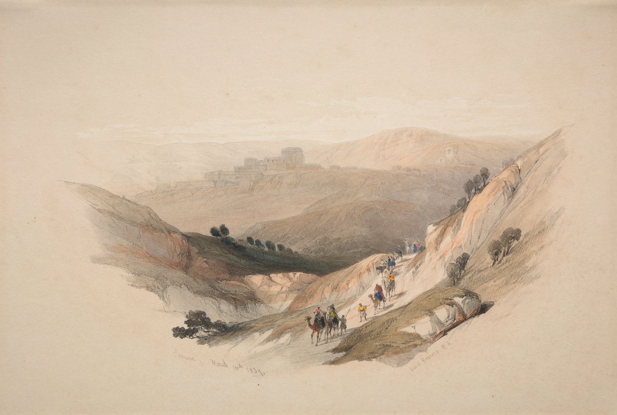 सभी, 1839। द्वारा डेविड रॉबर्ट्स