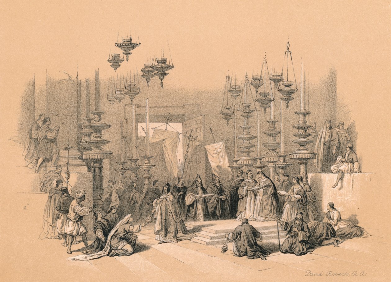 द स्टोन ऑफ यूनिएशन, 1855 द्वारा डेविड रॉबर्ट्स