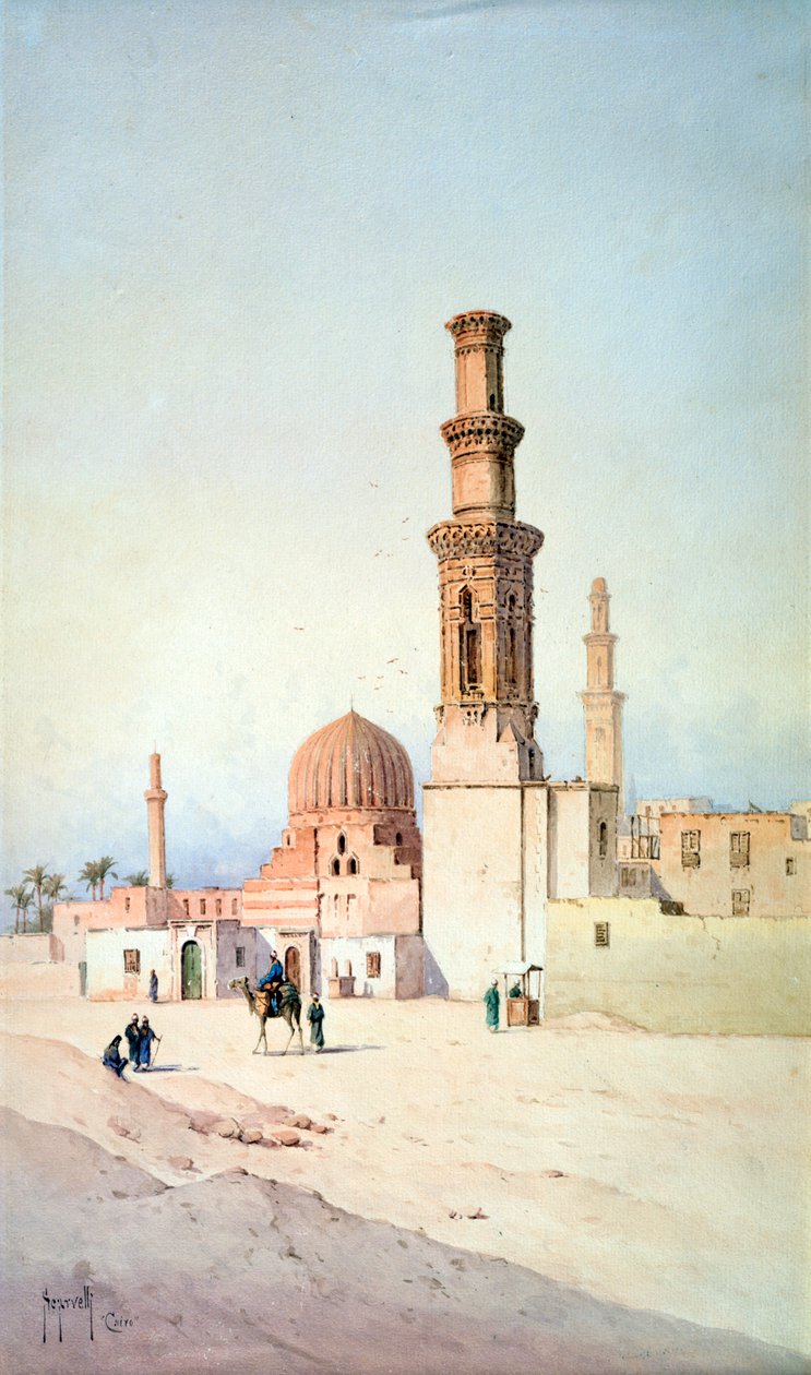 कैलिफ़ोर्निया का मकबरा, काहिरा, c1907 द्वारा डेविड रॉबर्ट्स