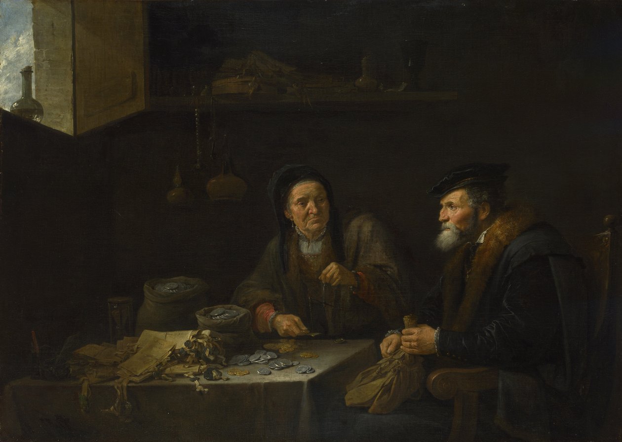 द रिचेबल ऑफ़ द रिच फ़ूल, 1648 द्वारा डेविड टेनियर्स द यंगर