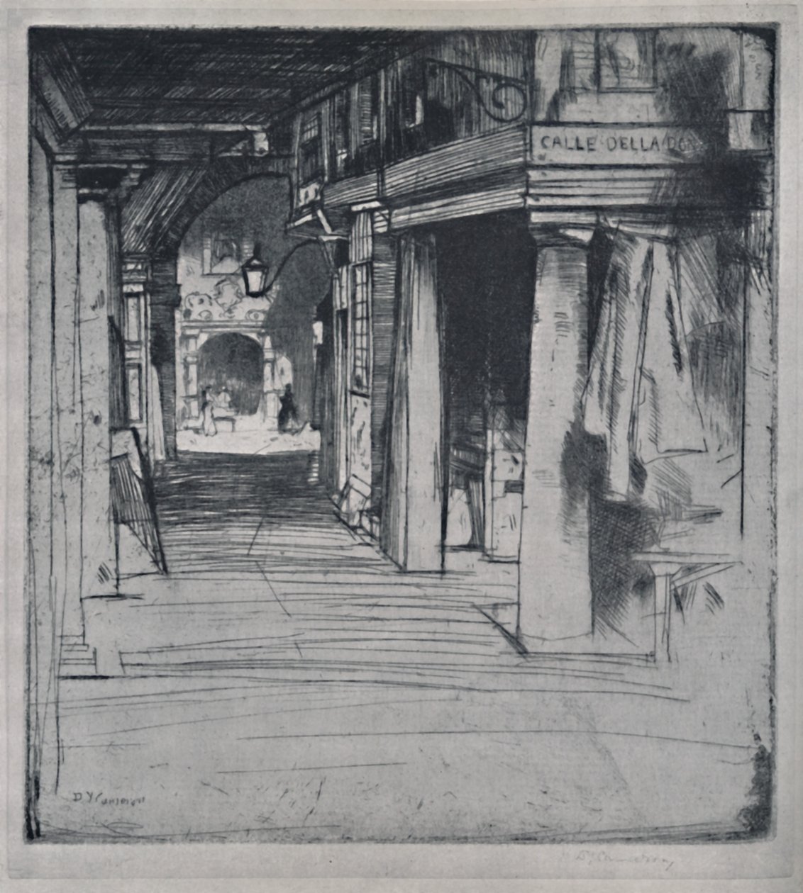 कैले डेला डोना, c1900, 1925। द्वारा डेविड यंग कैमरून