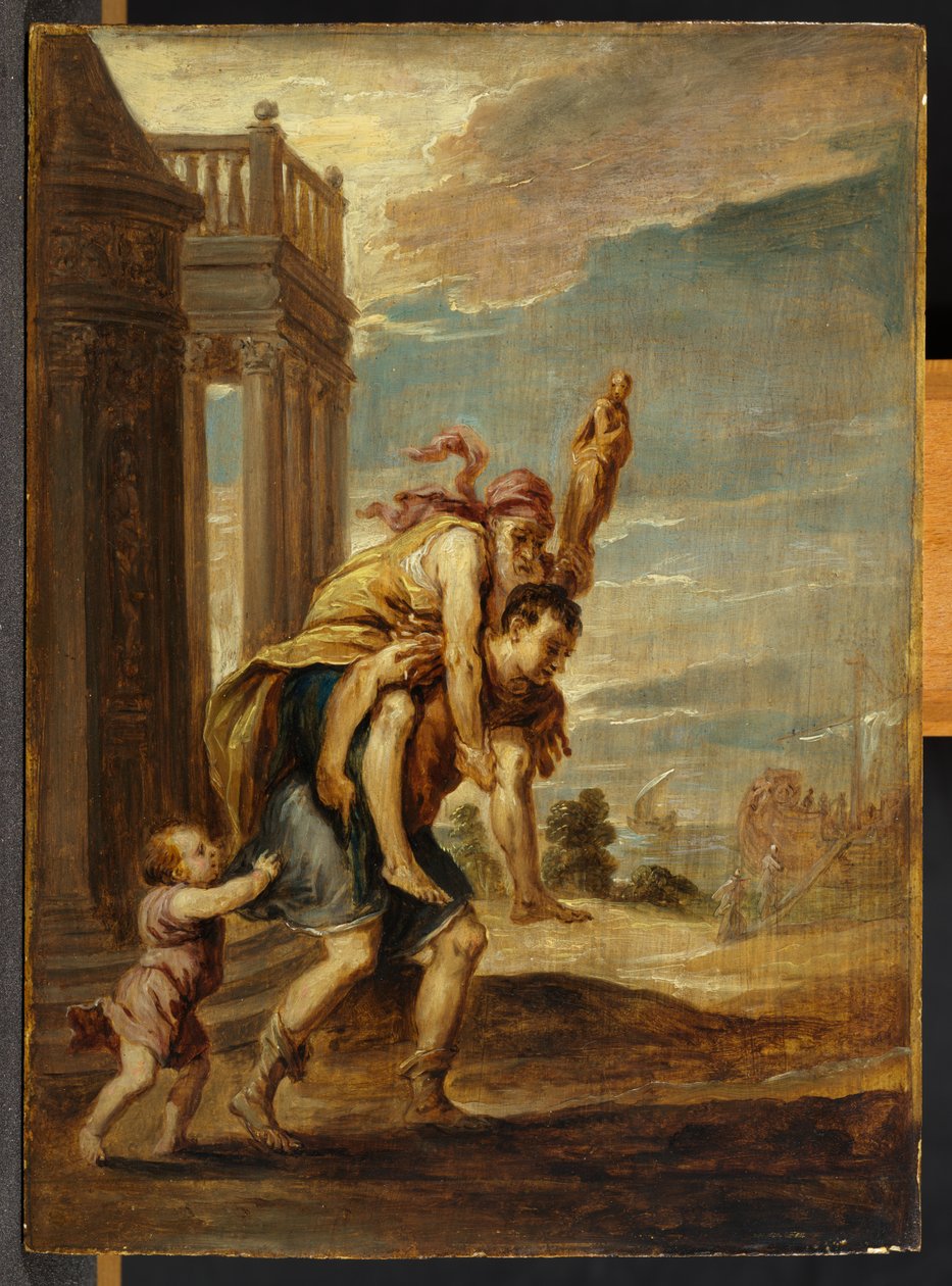 Aeneas ट्रॉय भाग गया द्वारा डेविड टेनियर्स द यंगर