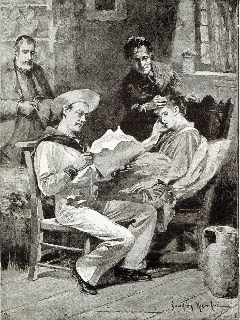 द विलेज हीरो, &39;लीजर आवर&39;, 1891 से द्वारा डेविडसन नोल्स