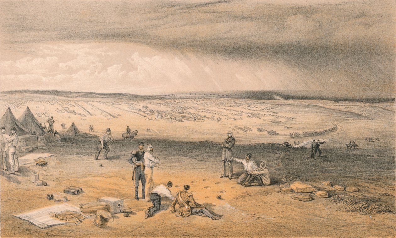 3 डी डिवीजन का शिविर, 9 जुलाई 1855। द्वारा दिन और बेटा