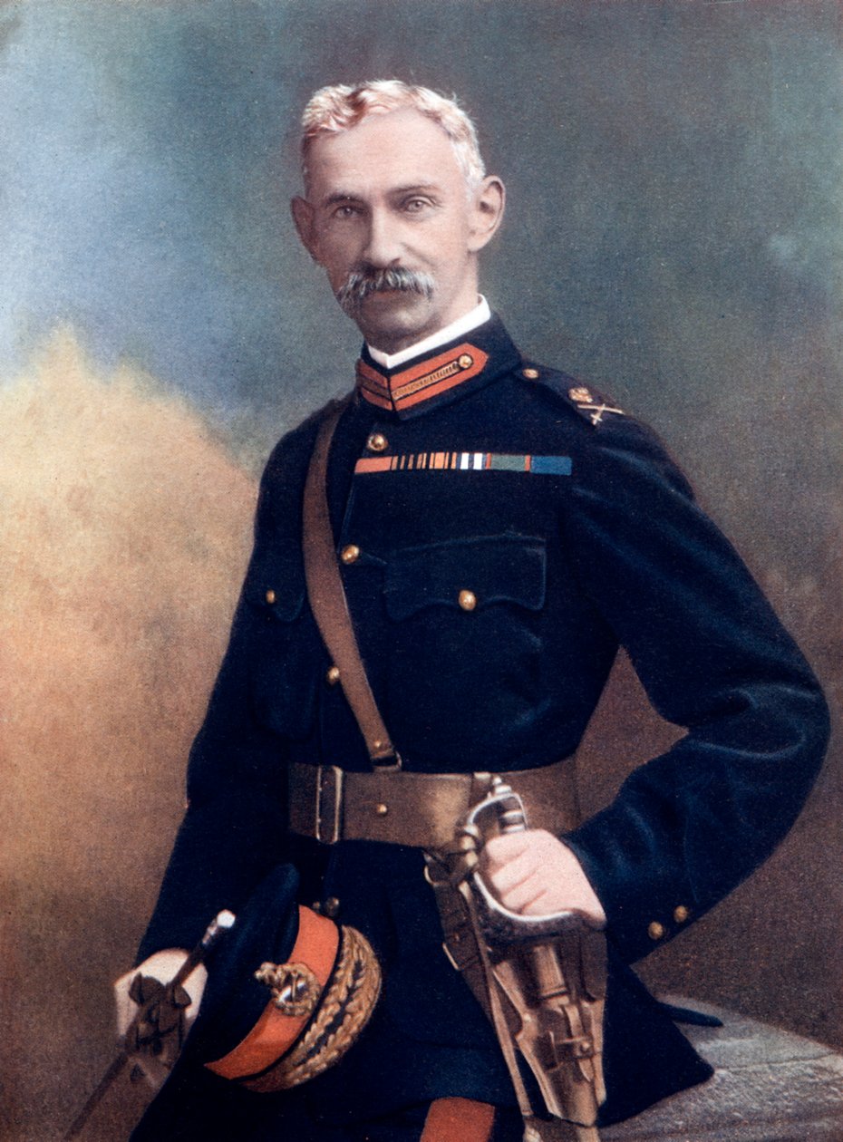 मेजर-जनरल जी बार्टन, 6 वीं इन्फैंट्री ब्रिगेड, 1902 की कमान संभाल रहे हैं द्वारा डेबेनहम और स्मिथ