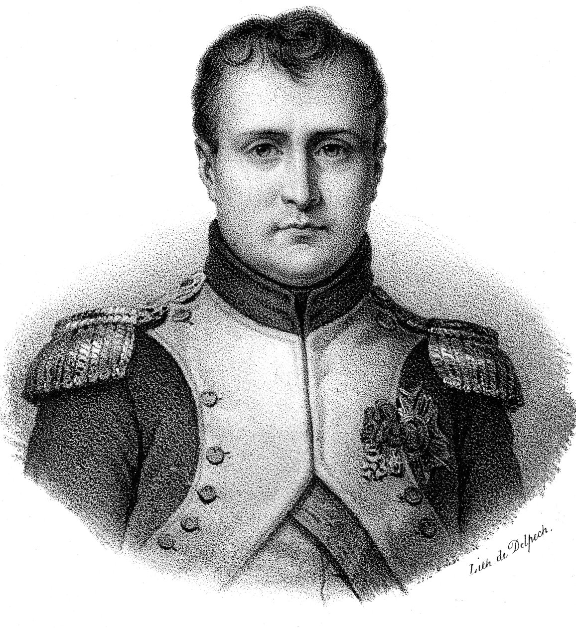 नेपोलियन I बोनापार्ट 1769-1821, 1804 से फ्रांस के सम्राट, c1830 द्वारा Delpech