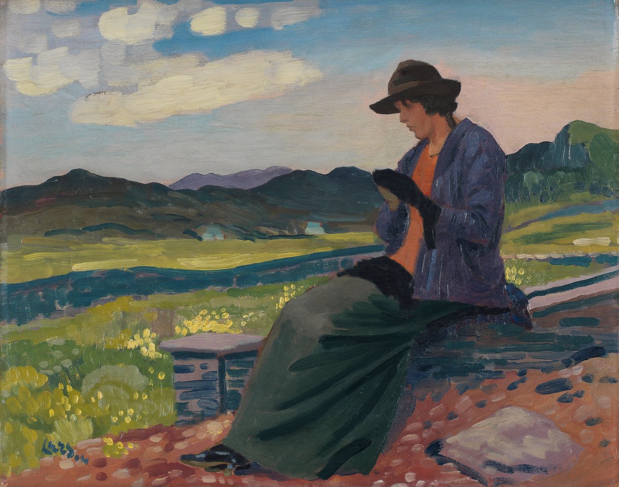 वेल्स में लिंड्रा, 1910-14 द्वारा Derwent Lees