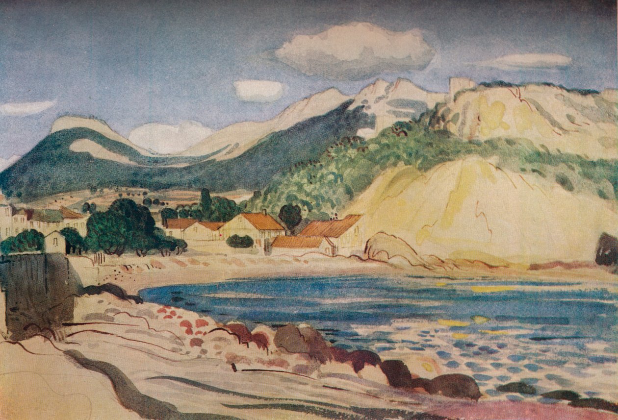 फ्रांस के दक्षिण में बे, 1931 द्वारा Derwent Lees