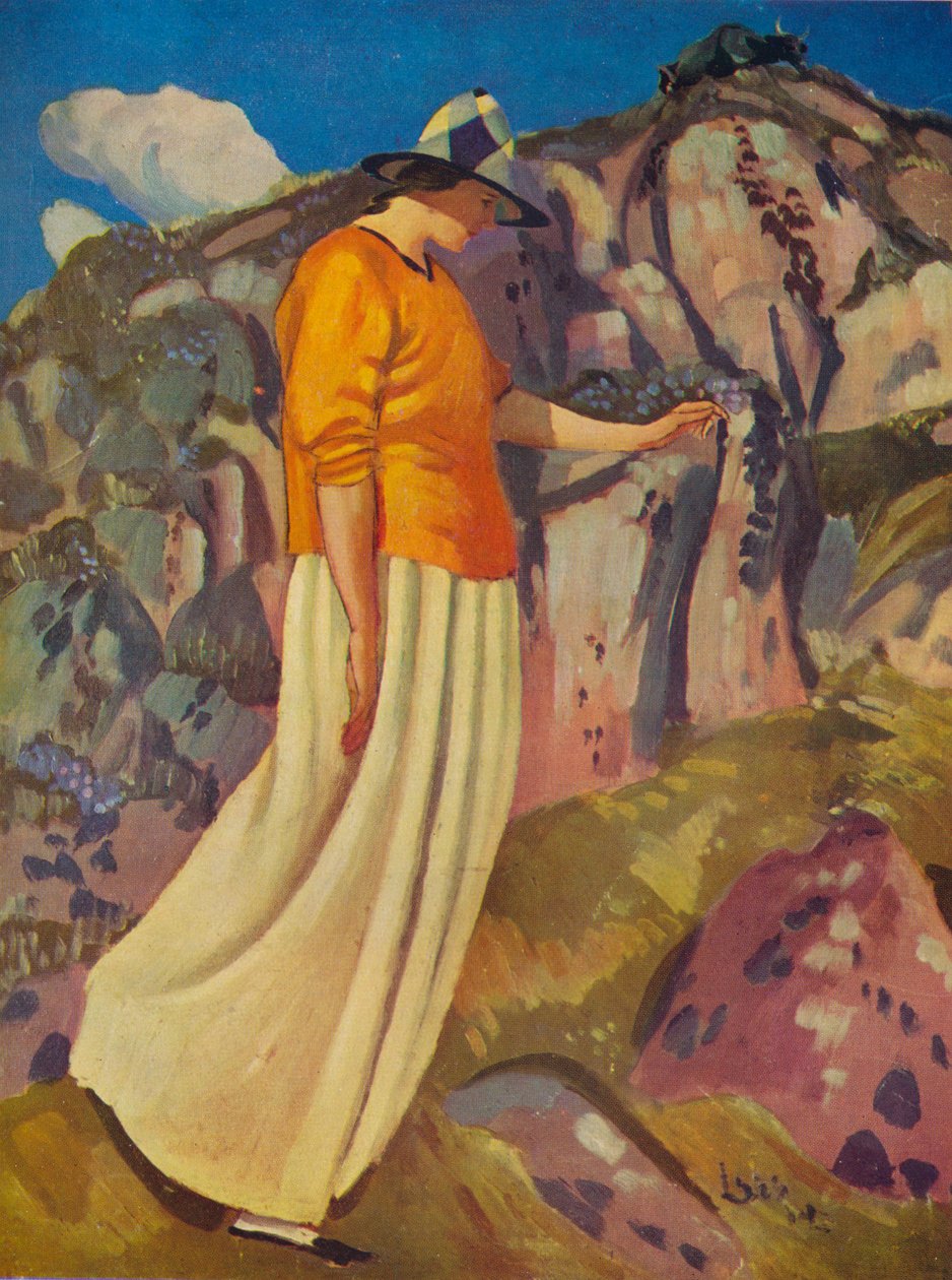 द येलो स्कर्ट, 1914 द्वारा Derwent Lees